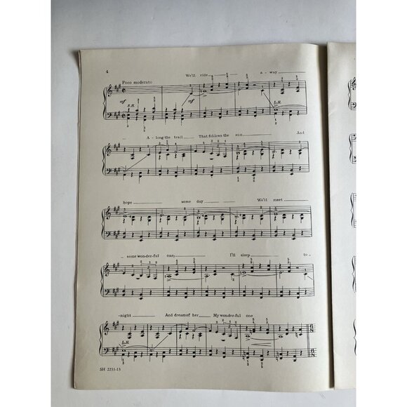 Grofé On the Trail Piano Arrangement from Grand Canyon Suite Arr by  Wasserman - Picture 9 of 14